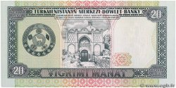 20 Manat TURKMENISTAN  1993 P.04a UNC-