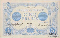 5 Francs BLEU FRANCE 1912 F.02.09