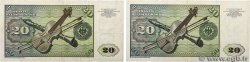 20 Deutsche Mark Lot GERMAN FEDERAL REPUBLIC  1980 P.32d BC
