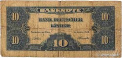 10 Deutsche Mark GERMAN FEDERAL REPUBLIC  1949 P.16a B