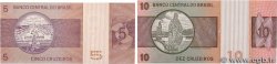 5 et 10 Cruzeiros Lot BRASIL  1980 P.192c et P.193e SC+