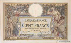 100 Francs LUC OLIVIER MERSON sans LOM FRANKREICH  1913 F.23.05