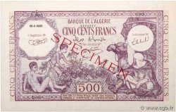 500 Francs Spécimen ALGÉRIE 1944 P.095s