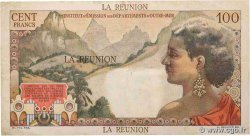 100 Francs La Bourdonnais ÎLE DE LA RÉUNION  1960 P.49a TTB