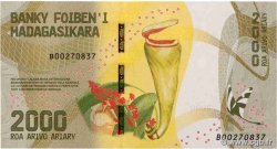 2000 Ariary MADAGASCAR  2017 P.101 FDC