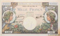 1000 Francs COMMERCE ET INDUSTRIE FRANCE  1944 F.39.09