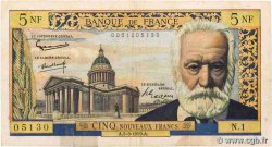 5 Nouveaux Francs VICTOR HUGO FRANCE  1959 F.56.01