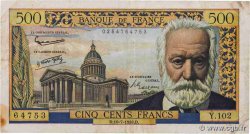 500 Francs VICTOR HUGO FRANCE  1958 F.35.09