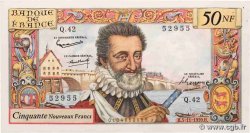 50 Nouveaux Francs HENRI IV FRANCE  1959 F.58.04