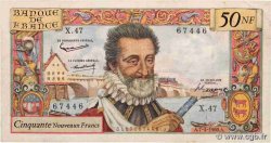 50 Nouveaux Francs HENRI IV FRANCE  1960 F.58.05
