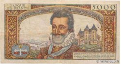 5000 Francs HENRI IV FRANCE  1957 F.49.01 TB