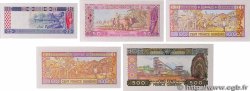 25, 50, 100 et 500 Francs Guinéens Lot GUINEA  1985 P.28, P.29, P.30, P.31a et P.35 FDC