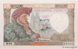 50 Francs JACQUES CŒUR FRANCE  1941 F.19.11