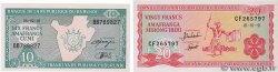 10 et 20 Francs Lot BURUNDI  1997 P.27c et P.33d