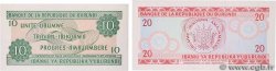 10 et 20 Francs Lot BURUNDI  1997 P.27c et P.33d ST