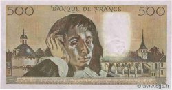 500 Francs PASCAL filigrane retourné Fauté FRANCE  1981 F.71bis.23 AU