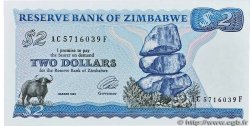 2 Dollars SIMBABWE  1994 P.01c