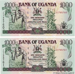 1000 Shillings Lot UGANDA  1998 P.36d