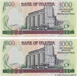 1000 Shillings Lot UGANDA  1998 P.36d q.FDC