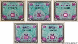 10 Francs DRAPEAU Lot FRANCE  1944 VF.18.01