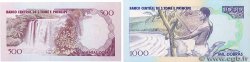 500 et 1000 Dobras Lot SAO TOME AND PRINCIPE  1993 P.063 et P.064 UNC-