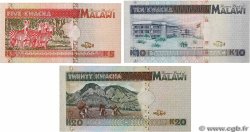 5, 10 et 20 Kwacha Lot MALAWI  1995 P.30, P.31 et P.32 FDC