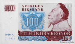 100 Kronor SUÈDE  1980 P.54c