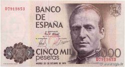 5000 Pesetas ESPAGNE  1979 P.160