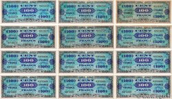 100 Francs FRANCE Lot FRANCE  1945 VF.25.02/05/08