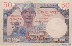 50 Francs TRÉSOR FRANÇAIS FRANCE  1947 VF.31.02 TTB