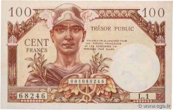 100 Francs TRÉSOR PUBLIC FRANCE  1955 VF.34.01
