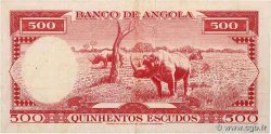 500 Escudos ANGOLA  1970 P.097 VF