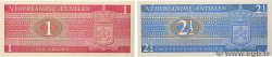 1 et 2,5 Gulden Lot ANTILLE OLANDESI  1979 P.20 et P.21 FDC