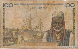 100 Francs Félix Éboué BCEAEC CAMEROUN  1961 A.145b B+