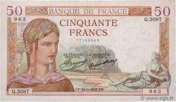 50 Francs CÉRÈS FRANCE  1935 F.17.17