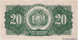 20 Bolivianos BOLIVIA  1928 P.131 XF