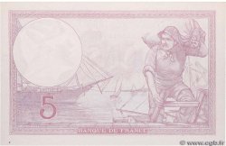 5 Francs FEMME CASQUÉE modifié FRANCE  1939 F.04.07 NEUF