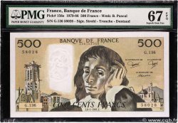 500 Francs PASCAL FRANCE  1981 F.71.23