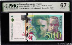 500 Francs PIERRE ET MARIE CURIE FRANCE  1994 F.76.01