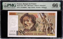 100 Francs DELACROIX modifié FRANCIA  1987 F.69.11