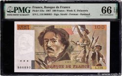 100 Francs DELACROIX modifié FRANCE  1987 F.69.11