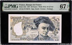 50 Francs QUENTIN DE LA TOUR FRANCE  1987 F.67.13 UNC