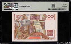 100 Francs JEUNE PAYSAN filigrane inversé FRANCE  1954 F.28bis.05 pr.NEUF