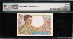 5 Francs BERGER FRANCE  1943 F.05.05 NEUF