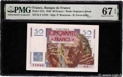 50 Francs LE VERRIER FRANCIA  1946 F.20.02
