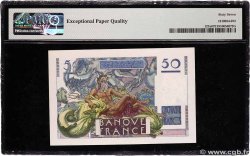 50 Francs LE VERRIER FRANCIA  1946 F.20.02 FDC