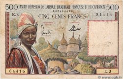 500 Francs type 1957 IE AFRIQUE ÉQUATORIALE FRANÇAISE  1957 A.142a