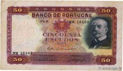 50 Escudos PORTUGAL  1938 P.149