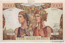 5000 Francs TERRE ET MER FRANCE  1949 F.48.01