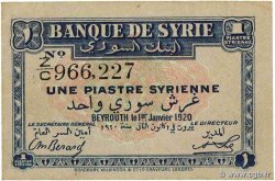 1 Piastre SYRIE  1920 P.006